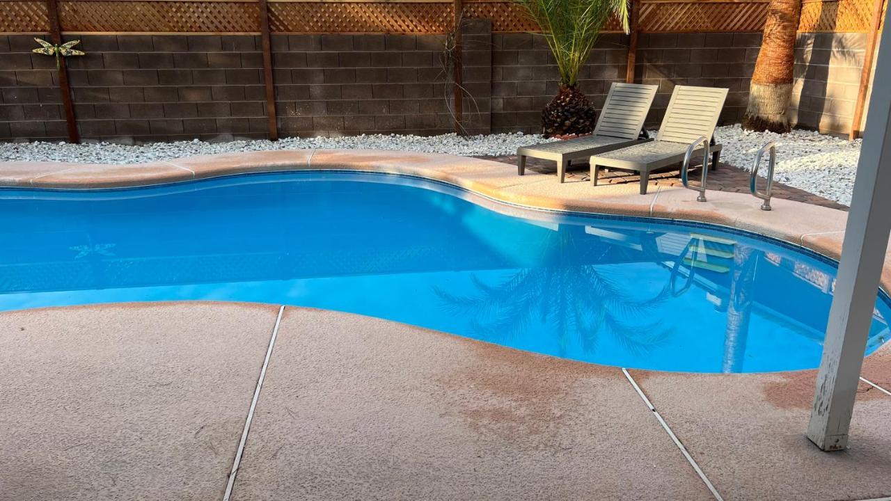 Large Pool & Patio Cozy Single Story Family House Villa Las Vegas Dış mekan fotoğraf