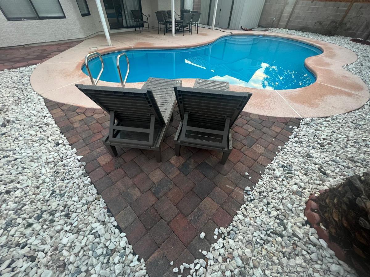Large Pool & Patio Cozy Single Story Family House Villa Las Vegas Dış mekan fotoğraf